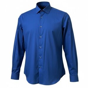 Alfani Men's Vibrant Blue Button Down Shirt